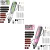 image:imageWORKPRO Cordless Rotary Tool Kit with 71pcs Accessories  Pink amp WORKPRO Cordless Rotary Tool Kit with 71pcs Accessories  Green