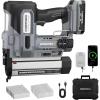 image:imageWORKPROX 20V Cordless Brad Nailer kit 18 Gauge 2in1 Nail amp Staple Gun with 20Ah Rechargeable Battery 1000 Staples amp 1000 Nails for Woodworking Upholstery DIY Projects amp Home Improvement