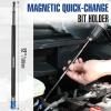 image:imageWORKPRO Drill Bit Extension Set 4Pcs Magnetic Drill Screwdriver Bit Holder Extender with Aluminum Sleeve 14 Inch Hex Quick Release Bit Holder for Drill in 238 4 6 1212