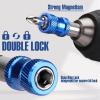 image:imageWORKPRO Drill Bit Extension Set 4Pcs Magnetic Drill Screwdriver Bit Holder Extender with Aluminum Sleeve 14 Inch Hex Quick Release Bit Holder for Drill in 238 4 6 12238