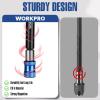 image:imageWORKPRO Drill Bit Extension Set 4Pcs Magnetic Drill Screwdriver Bit Holder Extender with Aluminum Sleeve 14 Inch Hex Quick Release Bit Holder for Drill in 238 4 6 12238  4  6