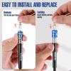 image:imageWORKPRO Drill Bit Extension Set 4Pcs Magnetic Drill Screwdriver Bit Holder Extender with Aluminum Sleeve 14 Inch Hex Quick Release Bit Holder for Drill in 238 4 6 12238  4  6  12