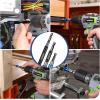 image:imageWORKPRO Drill Bit Extension Set 4Pcs Magnetic Drill Screwdriver Bit Holder Extender with Aluminum Sleeve 14 Inch Hex Quick Release Bit Holder for Drill in 238 4 6 12238  4  6