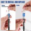 image:imageWORKPRO Drill Bit Extension Set 4Pcs Magnetic Drill Screwdriver Bit Holder Extender with Aluminum Sleeve 14 Inch Hex Quick Release Bit Holder for Drill in 238 4 6 12238  4  6