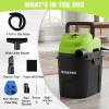 image:imageWORKPRO 15 Gallon Wet Dry Vacuum Cleaner 25 Peak HP Portable Shop Vacuum with Powerful Suction Lightweight WetDry Vac for Car Garage amp Home Cleaning WallMount Storage