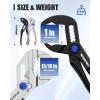 image:imageWORKPRO 2Piece Mini Pliers Set with Pouch 4Inch Water Pump Pliers amp Pliers Wrench HighToughness Alloy Steel Mini Groove Joint Plier amp Smooth Jaw Plier EDC Pliers for Tight Spaces amp Versatile Use