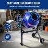 image:imageWORKPRO 46 CuFt Electric Cement Mixer 600W 08HP Portable Concrete Mixer with Wheels amp Stand Steel for Stucco Mortar amp Seeds
