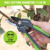 image:imageWORKPRO 85 Anvil Pruning Shear Heavy Duty Garden Scissors amp Clippers with LaborSaving Design Handheld Gardening Shears with Ergonomic Handle for Thick Branch Trimming