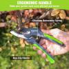 image:imageWORKPRO 85 Anvil Pruning Shear Heavy Duty Garden Scissors amp Clippers with LaborSaving Design Handheld Gardening Shears with Ergonomic Handle for Thick Branch Trimming