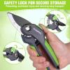 image:imageWORKPRO 85 Anvil Pruning Shear Heavy Duty Garden Scissors amp Clippers with LaborSaving Design Handheld Gardening Shears with Ergonomic Handle for Thick Branch Trimming
