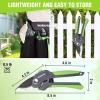 image:imageWORKPRO 85 Anvil Pruning Shear Heavy Duty Garden Scissors amp Clippers with LaborSaving Design Handheld Gardening Shears with Ergonomic Handle for Thick Branch Trimming