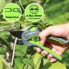 image:imageWORKPRO Bypass Pruning Shears 9 Professional Garden Shears with Adjustable Handle Span Premium Steel Garden Clippers Titanium Coated Garden Tool Cuts Up to 34 Inch8 Anvil