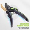 image:imageWORKPRO Bypass Pruning Shears 9 Professional Garden Shears with Adjustable Handle Span Premium Steel Garden Clippers Titanium Coated Garden Tool Cuts Up to 34 Inch9 Bypass