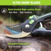 image:imageWORKPRO Bypass Pruning Shears 9 Professional Garden Shears with Adjustable Handle Span Premium Steel Garden Clippers Titanium Coated Garden Tool Cuts Up to 34 Inch9 Bypass
