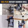 image:imageWORKPROX 20V Cordless Rotary Hammer Drill 78 SDSPlus 20J Hammer Drill for Concrete with 4 Functions Brushless Motor 40Ah Battery amp LED Light Lightweight SDS Hammer Drill for Home Use