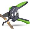 image:imageWORKPRO 85 Anvil Pruning Shear Heavy Duty Garden Scissors amp Clippers with LaborSaving Design Handheld Gardening Shears with Ergonomic Handle for Thick Branch Trimming