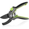 image:imageWORKPRO Bypass Pruning Shears 9 Professional Garden Shears with Adjustable Handle Span Premium Steel Garden Clippers Titanium Coated Garden Tool Cuts Up to 34 Inch8 Anvil