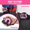 image:imageWORKPRO 25FT Pink Tape Measure Dual Lock Tape Measure with Fractions Every 18 and 132 Accuracy Quick Read Nylon Coated with Magnetic Hook ShockResistant Case and Belt Clip  Pink Ribbon