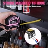 image:imageWORKPRO 25FT Pink Tape Measure Dual Lock Tape Measure with Fractions Every 18 and 132 Accuracy Quick Read Nylon Coated with Magnetic Hook ShockResistant Case and Belt Clip  Pink Ribbon
