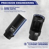 image:imageWORKPRO 6PCS O2 Oxygen Sensor Socket Automotive 38 12 Drive x 1116 78 27mm 22mm O2 Sensor Socket Removal Tool and Thread Chaser Set for Oil Pressure Vacuum Thermal Oxygen Sensors