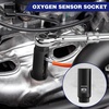 image:imageWORKPRO 6PCS O2 Oxygen Sensor Socket Automotive 38 12 Drive x 1116 78 27mm 22mm O2 Sensor Socket Removal Tool and Thread Chaser Set for Oil Pressure Vacuum Thermal Oxygen Sensors