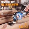 image:imageWORKPROX 20V Cordless Oscillating MultiTool Kit Brushless Motor 6Speed 36 Oscillation Angle 22PCS Accessories amp 1 Battery Oscillating Tool for Cutting Scraping Sanding with Tool Bag