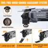 image:imageWORKPROX 20V Cordless Oscillating MultiTool Kit Brushless Motor 6Speed 36 Oscillation Angle 22PCS Accessories amp 1 Battery Oscillating Tool for Cutting Scraping Sanding with Tool Bag