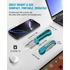 image:imageWORKPRO Box Cutter Utility Knife Quick Change Blade Razor Knife Folding Pocket Knife with Belt Clip and Axis Lock 10 Extra Blades Included PinkBlue