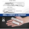 image:imageWORKPRO Folding Utility Knife with 10 Extra SK5 Blades EDC Razor Sharp Knife with G10 Handle Quick Change Box Cutter with Belt Clip for Heavy Duty DIY Home Office amp Artcraft Use  PinkSilver3 pack