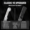 image:imageWORKPRO Folding Utility Knife with 10 Extra SK5 Blades EDC Razor Sharp Knife with G10 Handle Quick Change Box Cutter with Belt Clip for Heavy Duty DIY Home Office amp Artcraft Use  PinkBlackG10 Handle1 pack