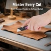 image:imageWORKPRO Folding Utility Knife with 10 Extra SK5 Blades EDC Razor Sharp Knife with G10 Handle Quick Change Box Cutter with Belt Clip for Heavy Duty DIY Home Office amp Artcraft Use  PinkPinkG10 Handle1 pack