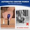 image:imageWORKPRO 2PCS Automatic Center Punch with an Extra Replacement Tip Adjustable Spring Loaded Center Punch Metal Punch Tool Center Hole Punch for Wood Metal PlasticAuto Center Punch