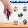 image:imageWORKPRO 2PCS Automatic Center Punch with an Extra Replacement Tip Adjustable Spring Loaded Center Punch Metal Punch Tool Center Hole Punch for Wood Metal PlasticAuto Center Punch