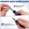 image:imageWORKPRO 2Piece Drill Screwdriver Bit Holder for Impact Driver Bits 3 Drill Bit Extension 14 Inch Hex Shank Quick Release Extension Adapter Ideal for Nuts Drills and Socket Driver Adapters33