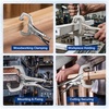 image:imageWORKPRO 4Piece 6 Locking CClamp with Swivel Pads Set Heavy Duty Adjustable Vise Grip Pliers 4 Pack Welding Clamp for Woodworking Metalworking Auto Repair and Home Workshop6inch