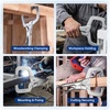 image:imageWORKPRO 4Piece 6 Locking CClamp with Swivel Pads Set Heavy Duty Adjustable Vise Grip Pliers 4 Pack Welding Clamp for Woodworking Metalworking Auto Repair and Home Workshop11inch