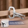image:imageWORKPRO 4Piece 6 Locking CClamp with Swivel Pads Set Heavy Duty Adjustable Vise Grip Pliers 4 Pack Welding Clamp for Woodworking Metalworking Auto Repair and Home Workshop6inch