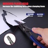 image:imageWORKPRO 8 Long Nose Slip Joint Pliers CRV Needle Nose Pliers with Comfortable Grip Handles 3Zone Serrated Jaw from Premium Steel for Clamping Tightening and Loosening
