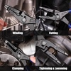 image:imageWORKPRO 8 Long Nose Slip Joint Pliers CRV Needle Nose Pliers with Comfortable Grip Handles 3Zone Serrated Jaw from Premium Steel for Clamping Tightening and Loosening