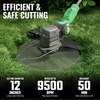 image:imageWORKPROX 12inch 20V Weed Wacker Includes 40Ah LiIon Battery Grass Cutter with Auto Line Feed 2 in 1 Lawn Edger and String Trimmer with 2Pcs Grass Trimmer Spool Line