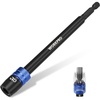 image:imageWORKPRO 2Piece Drill Screwdriver Bit Holder for Impact Driver Bits 3 Drill Bit Extension 14 Inch Hex Shank Quick Release Extension Adapter Ideal for Nuts Drills and Socket Driver Adapters6