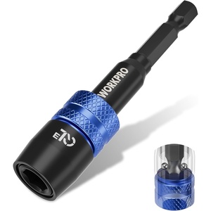 image:imageWORKPRO 2Piece Drill Screwdriver Bit Holder for Impact Driver Bits 3 Drill Bit Extension 14 Inch Hex Shank Quick Release Extension Adapter Ideal for Nuts Drills and Socket Driver Adapters3