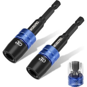 image:imageWORKPRO 2Piece Drill Screwdriver Bit Holder for Impact Driver Bits 3 Drill Bit Extension 14 Inch Hex Shank Quick Release Extension Adapter Ideal for Nuts Drills and Socket Driver Adapters33