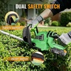 image:imageWORKPROX 20V Cordless Hedge Trimmer with 180 Rotatable Handle 18 DualAction Blade amp 20Ah Battery 58 Cutting Capacity Safety Lock Lightweight Shrub Trimmer for Garden Yard