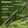 image:imageWORKPROX 20V Cordless Pole Hedge Trimmer 92Feet Reach 11 Rotating Head Angles Telescoping Aluminum Pole Includes 20Ah Battery amp Charging Cable for Shrubs Trimming