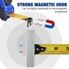 image:imageWORKPRO 25FT AutoLock Tape Measure 18 Fractions Easy Read Measuring Tape Double Retract Measurement Tape Accuracy 132 for Engineerwith Magnetic Hook Rubber Protective CasingBlue