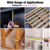 image:imageWORKPRO 25FT AutoLock Tape Measure 18 Fractions Easy Read Measuring Tape Double Retract Measurement Tape Accuracy 132 for Engineerwith Magnetic Hook Rubber Protective CasingPink