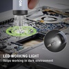 image:imageWORKPRO 4V Electric Screwdriver Rechargeable Cordless Screwdriver Set with 35 Bits Extension Rod USB Charging Cable in Carrying Case LED Light Black Gray