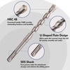 image:imageWORKPRO 8Piece SDSPlus Drill Bit Set Carbide Tip SDS Rotary Hammer Drill Bit Set with Storage Case for Brick Cement Stone amp Concrete17Piece