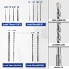 image:imageWORKPRO 8Piece SDSPlus Drill Bit Set Carbide Tip SDS Rotary Hammer Drill Bit Set with Storage Case for Brick Cement Stone amp Concrete17Piece
